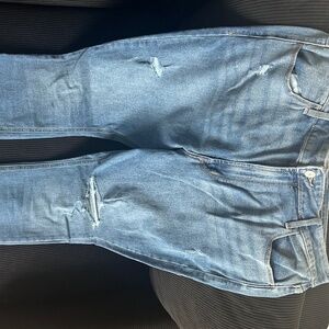 Brand new Old navy blue stretch ripped jeans